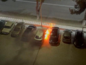 «Подожгли конкретно мою машину»: известны подробности пожара на стоянке ЖК «Алые Паруса»